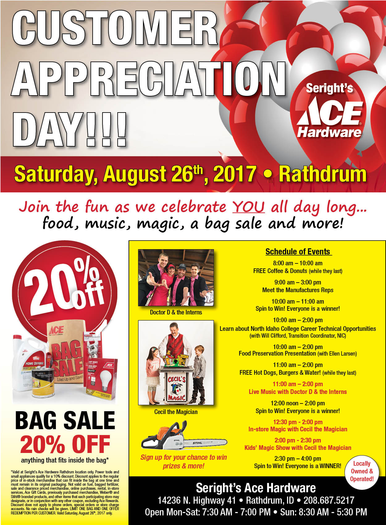 customer appreciation flyer